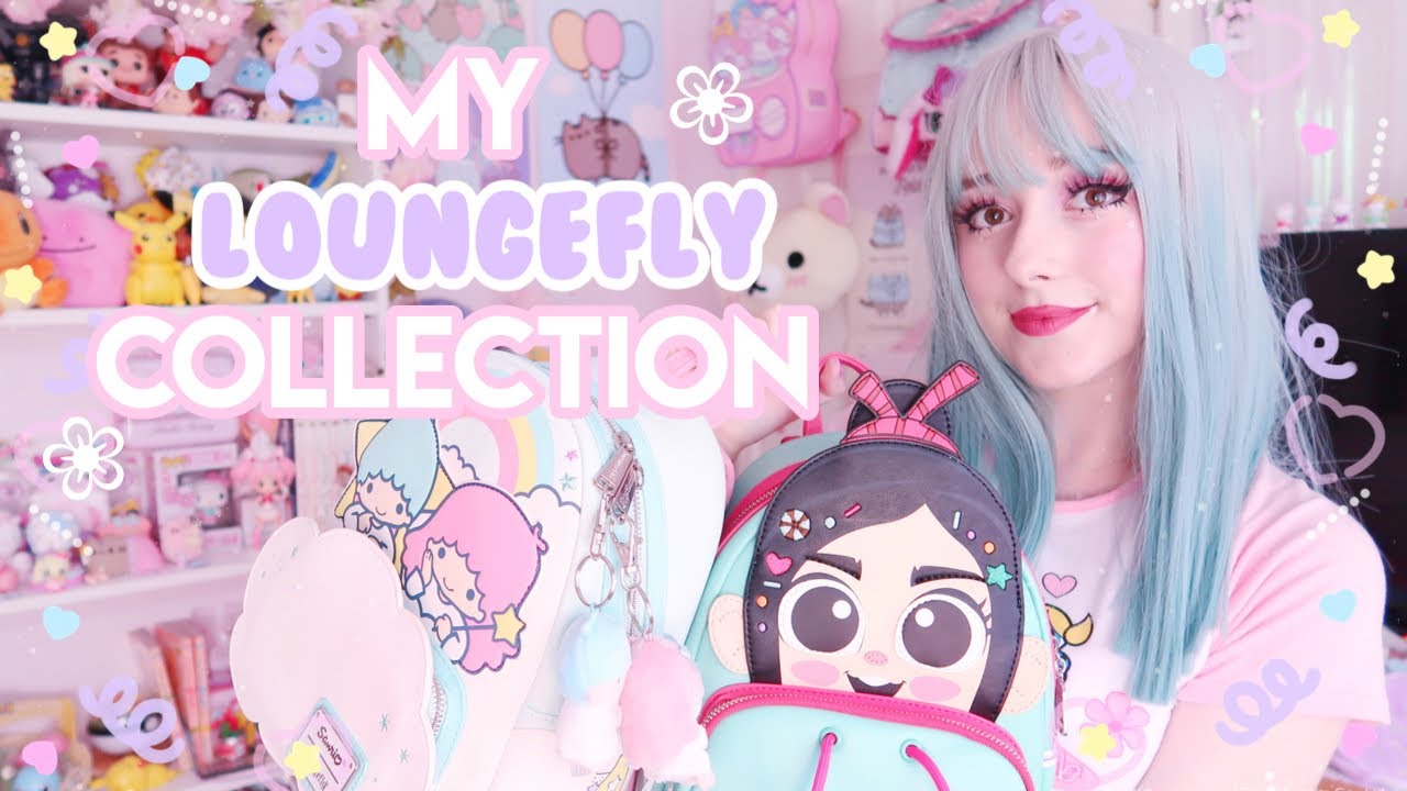MY LOUNGEFLY BAG COLLECTION 👀💗 SANRIO, DISNEY, HELLO KITTY 🌟