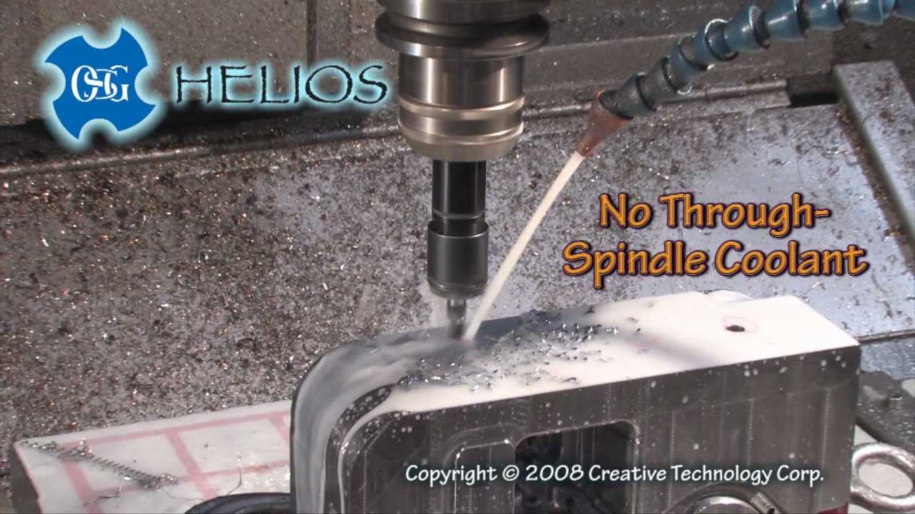 OSG V-Series HELIOS®: Deep Hole Drilling without Coolant-Through Capabilities