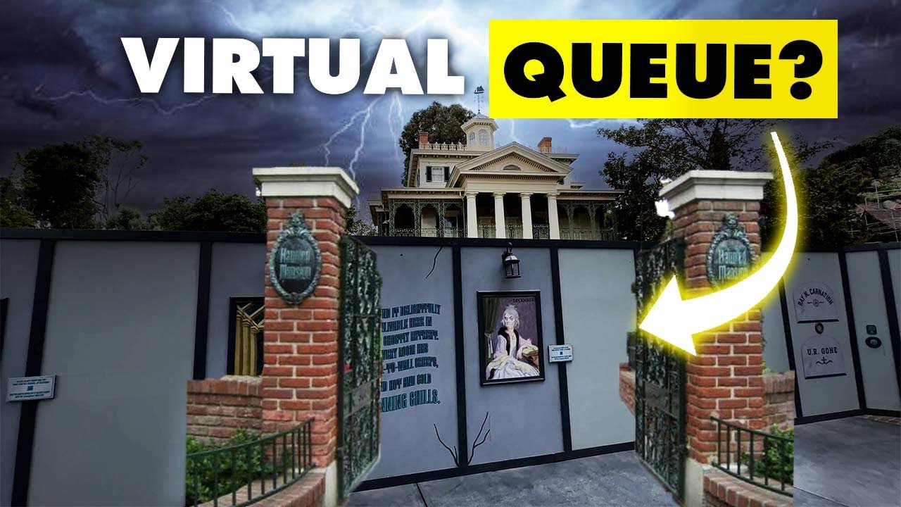 Is Haunted Mansion getting virtual queue? | Disneyland Construction 06-10-2024