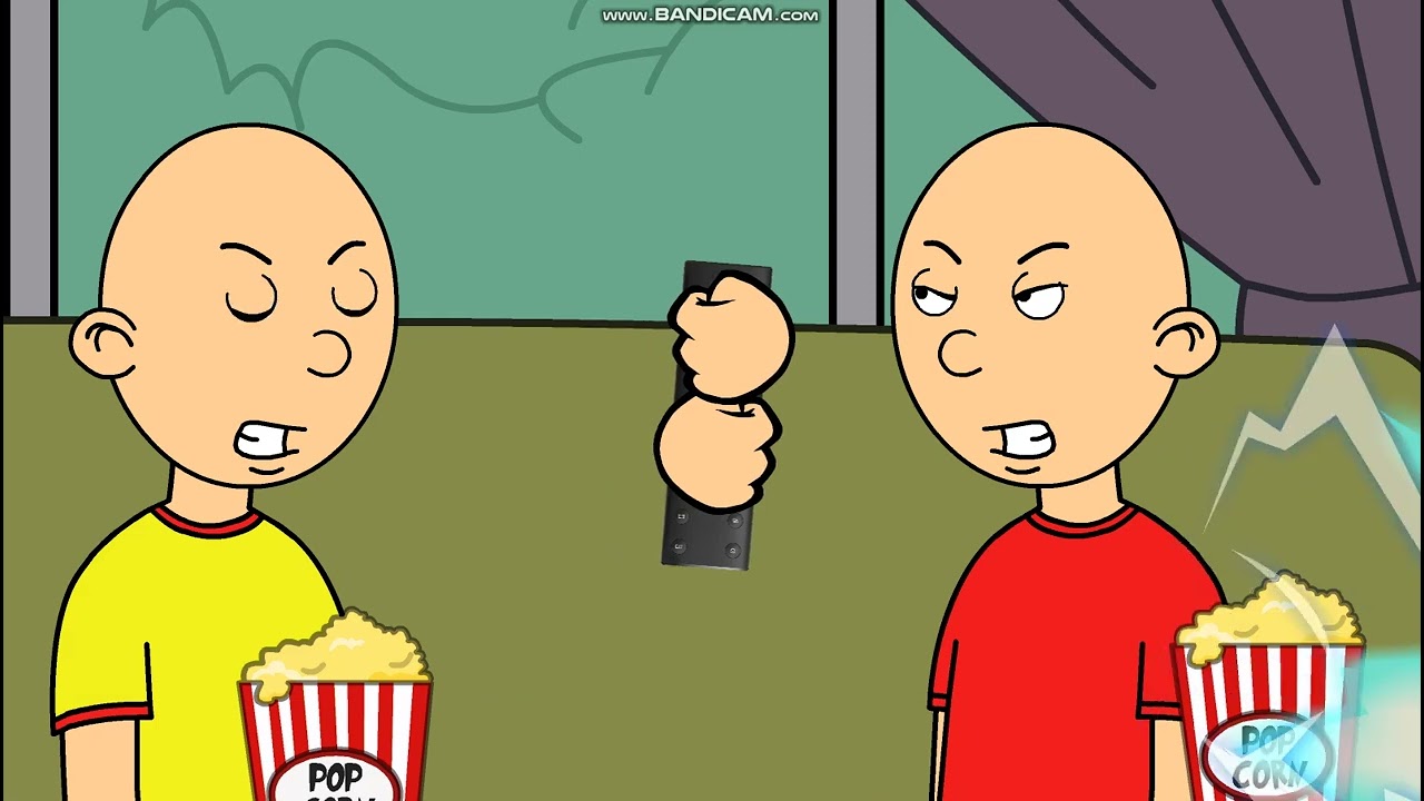 Caillou and Daillou Fight Over the TV/Both Got Grounded