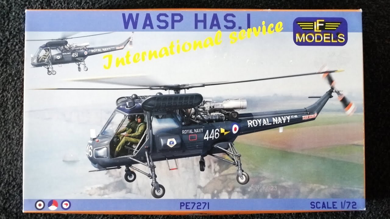 LF Models 1/72 Scale Westland WASP HAS.1 (Full build)