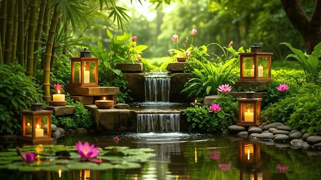 Soothing Relaxing Music & Water Sounds 🍃 Peace of Mind, Anxiety Relief