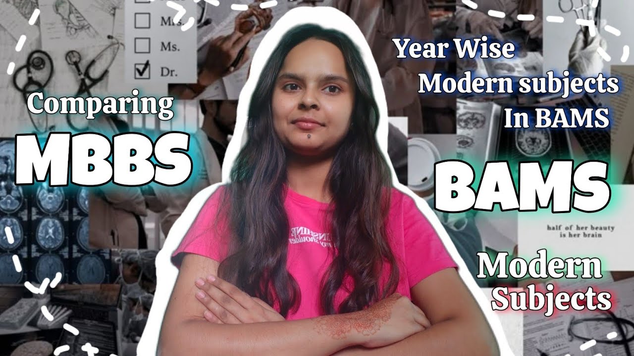 Comparing MBBS Subjects With BAMS Modern Subjects | Year Wise Modern Subjects 📕