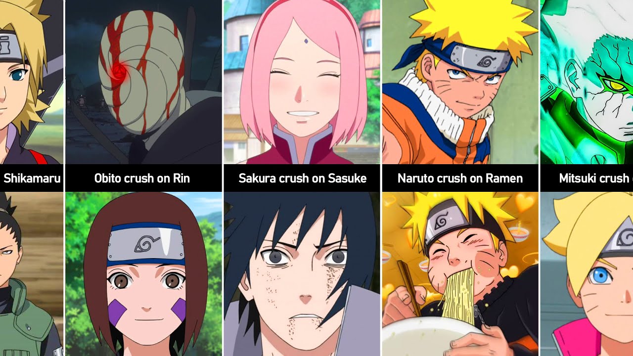 Naruto/Boruto Characters and Their Crushes