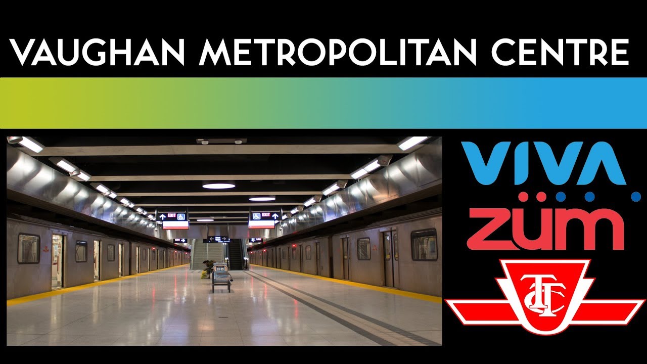 Yonge-University Subway: Vaughan Metropolitan Centre Station Walkthrough