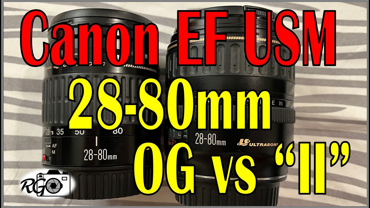 Canon EF 28-80mm f/3.5-5.6 USM II (1993) против «оригинального» 28-80mm f/3.5-5.6mm USM (1991)