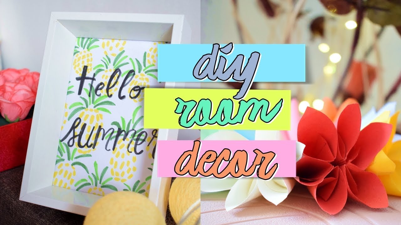 DIY TUMBLR ROOM DECOR! Justanordinarygirl10