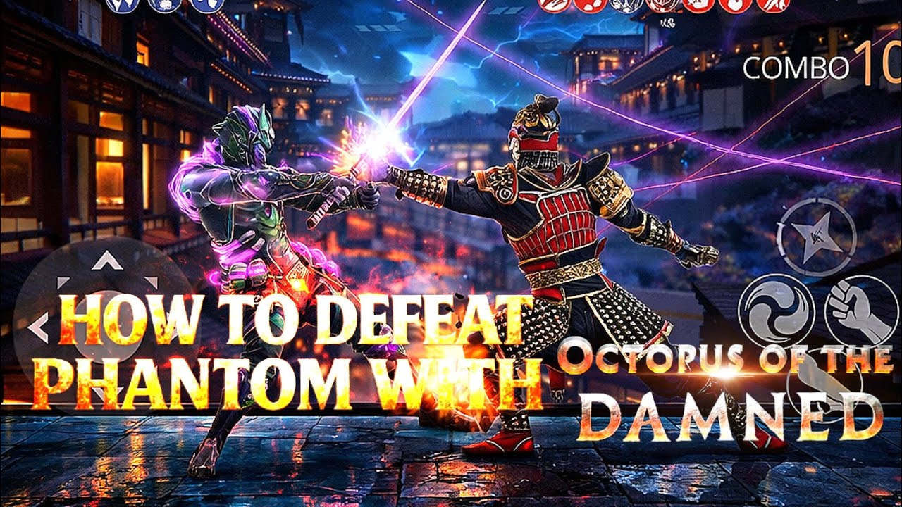 Octopus of the Damned Vs Neon Phantom💥  The Bomb Master  ||  #gaming #shadowfight3 #sf3 