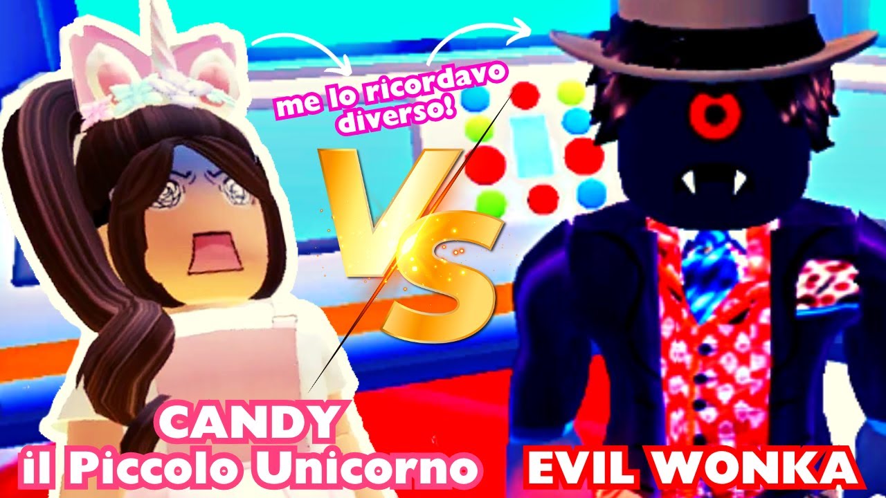 EVIL WONKA attacca Candy 😈🍫 e stavolta Black Unicorn NON c'entra! 😨 [ROBLOX]