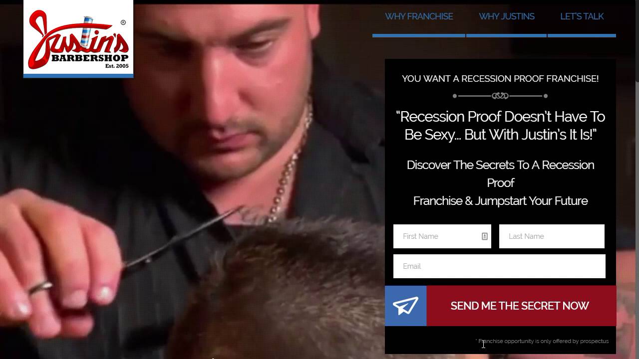 clickfunnels tutorial - Application Funnel - Justin's Barbershop