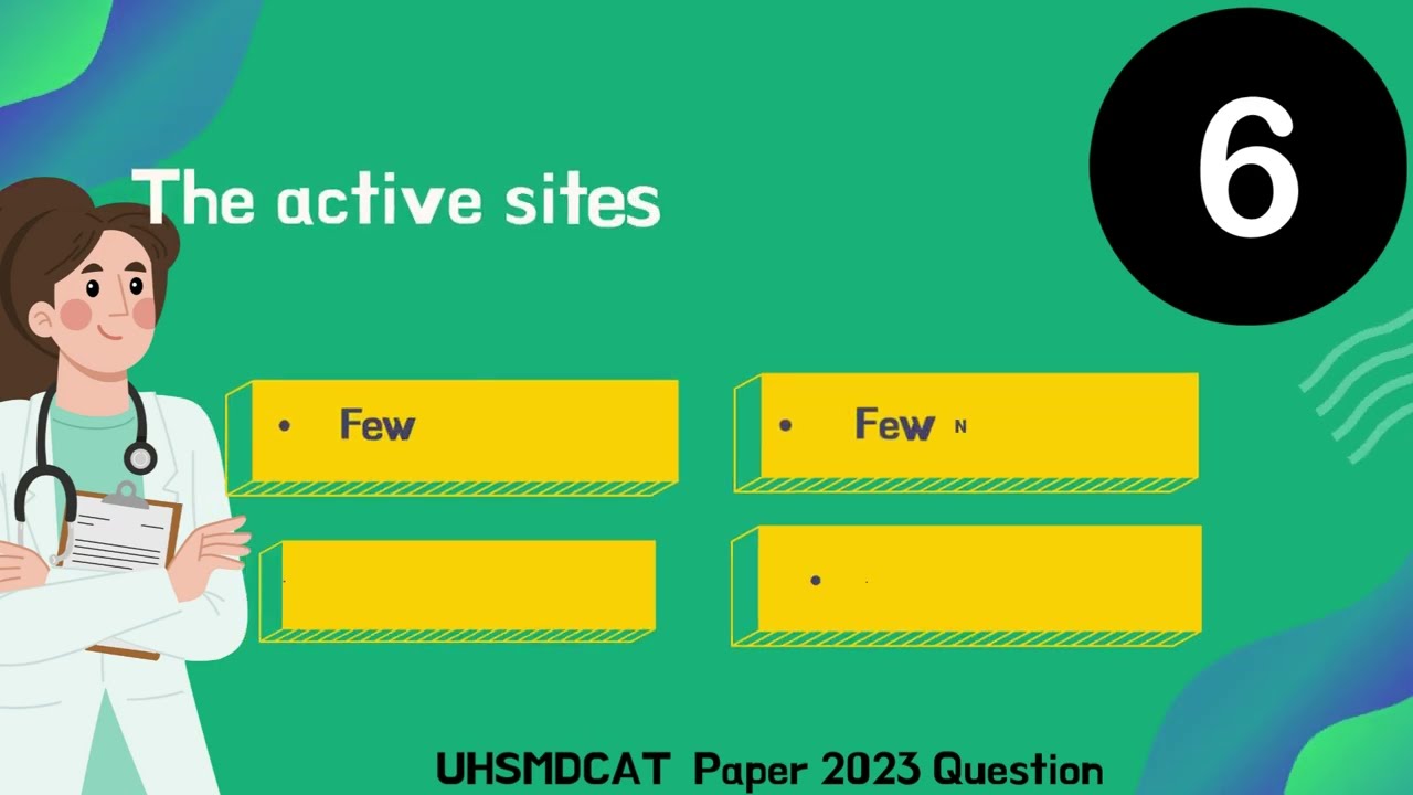 UHS MDCAT Paper 2023   Question No 6