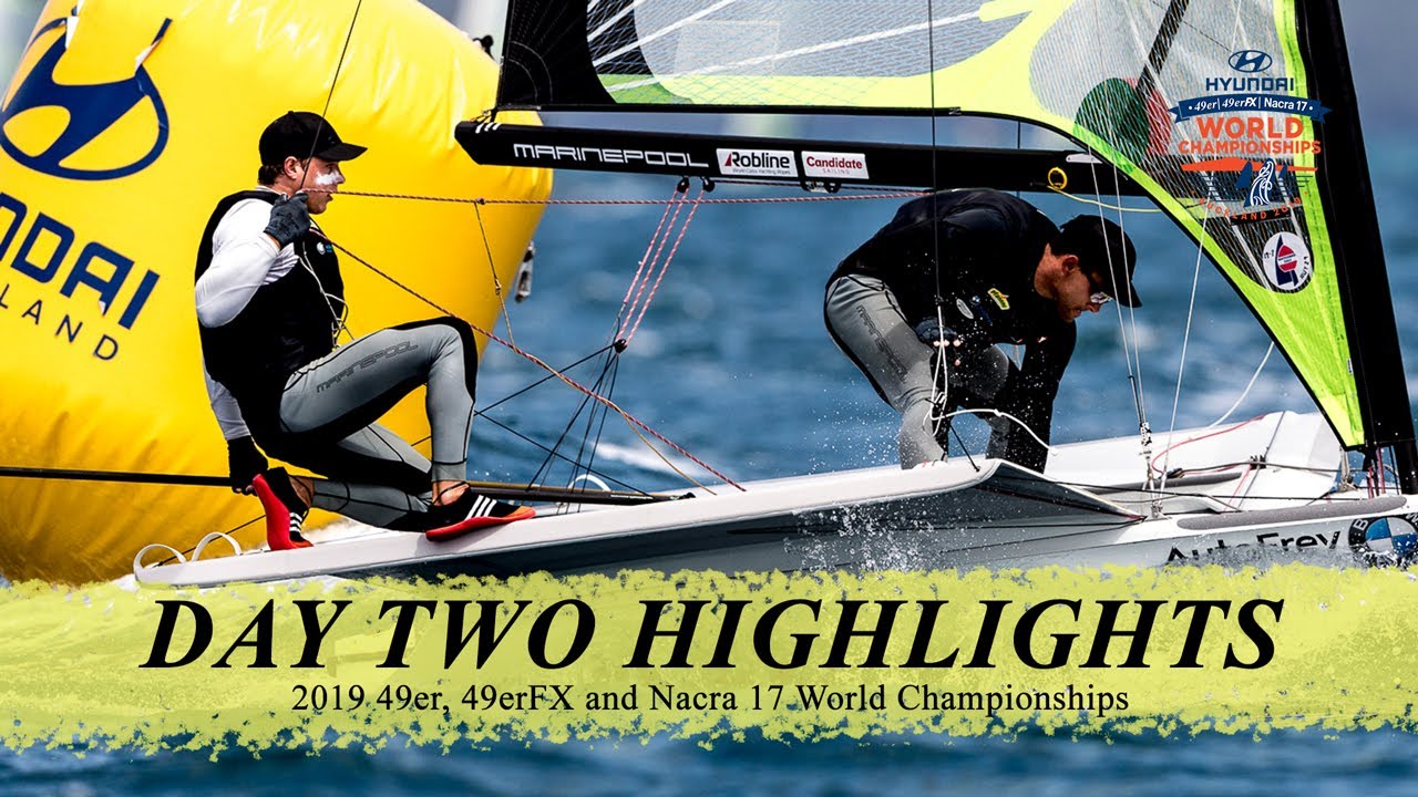 2019 49er / 49erFX World Championships - Day Two Highlights - Sky Sport