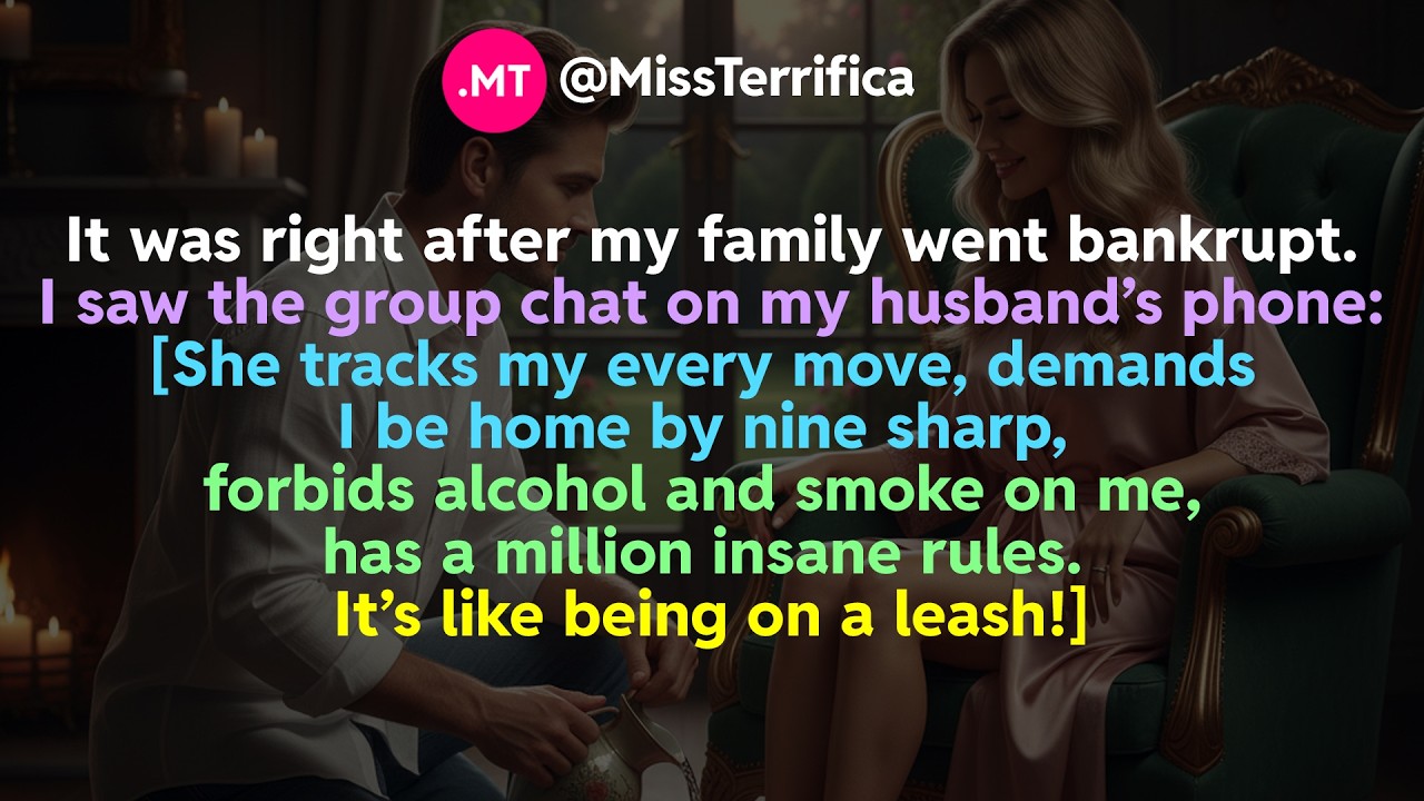 It was right after my family went bankrupt...