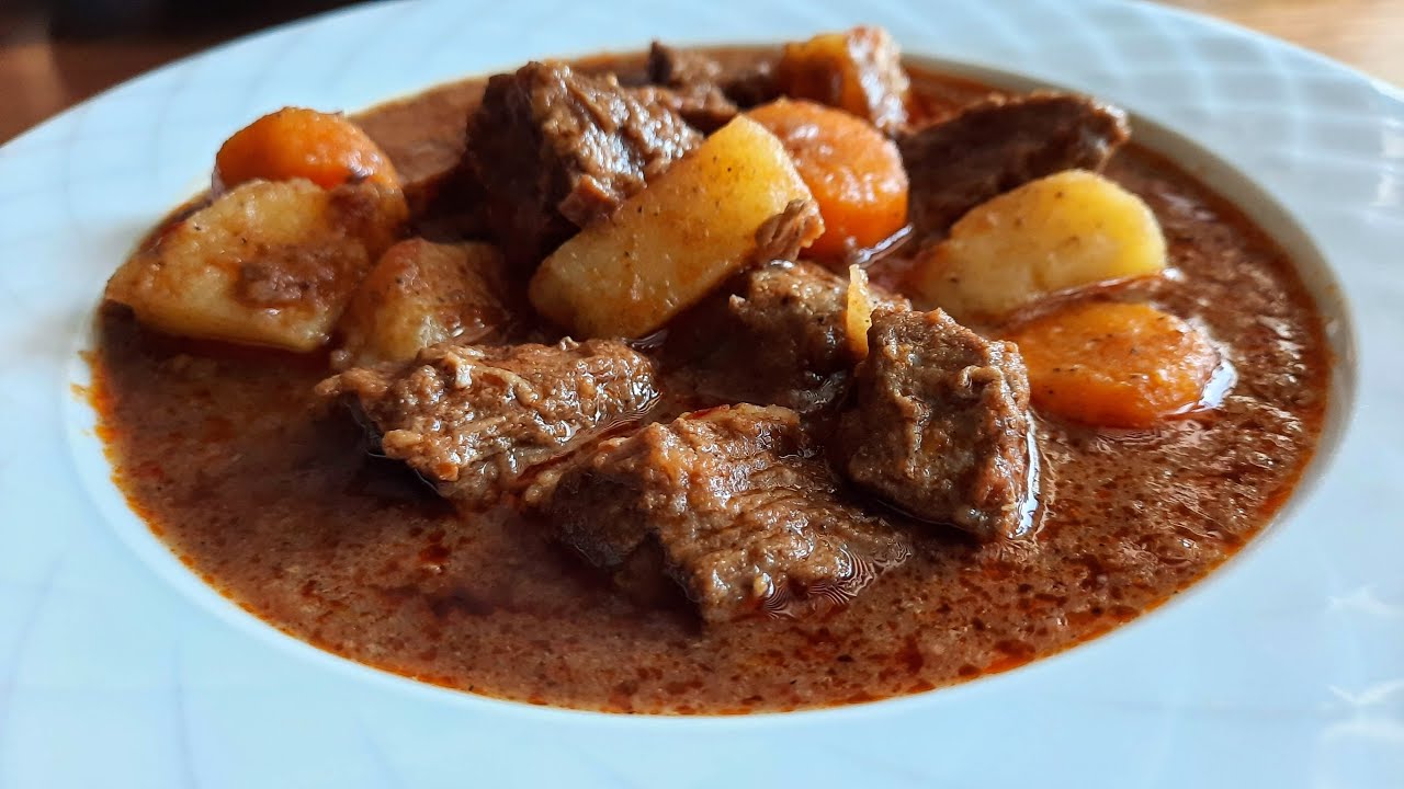 Рецепт вкусного венгерского мясного блюда. Мягкий ужин с телятиной.
