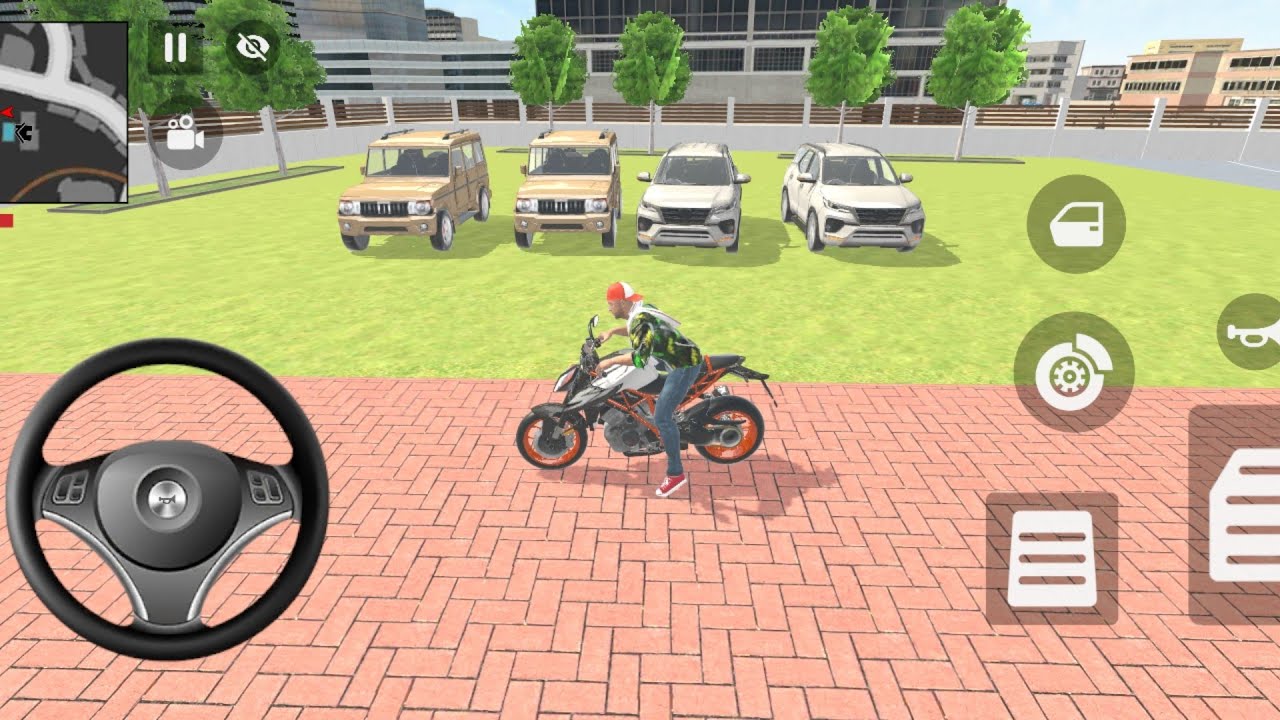 Franklin order by 2️⃣ Jeep.and 2️⃣ innova car in Indian 🇮🇳 bike Theft Auto simulator🎮
