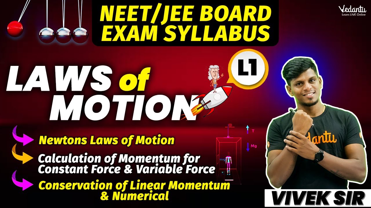 Laws of Motion L1 | Vivek Sir | Vedantu NEET Tamil@VedantuNEETTamil | Conservation of Momentum