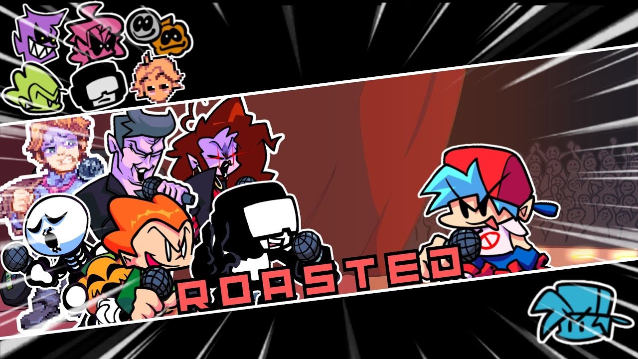 ROASTED | BUT the FNF GANG Sing it (GAMEPLAY)🎶 | FRIDAY NIGHT FUNKIN'🕹️
