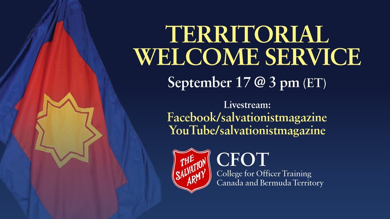 Territorial Welcome Service | Scarborough Citadel | Sept 17, 2023