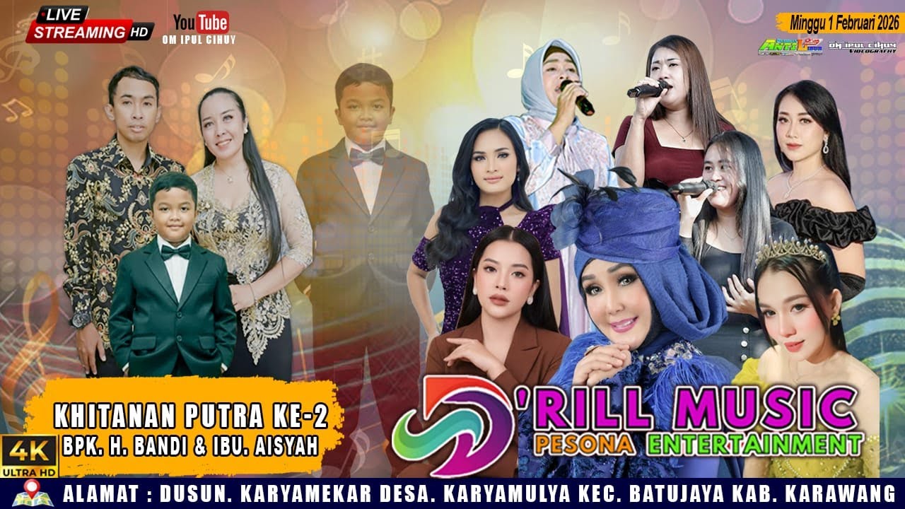 Live Streaming Bareng D'RIL PESONA MUSIC