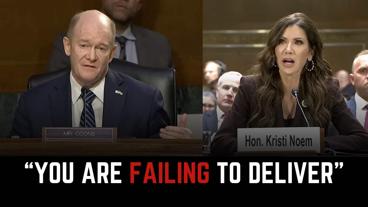 Senator Coons to Noem: 