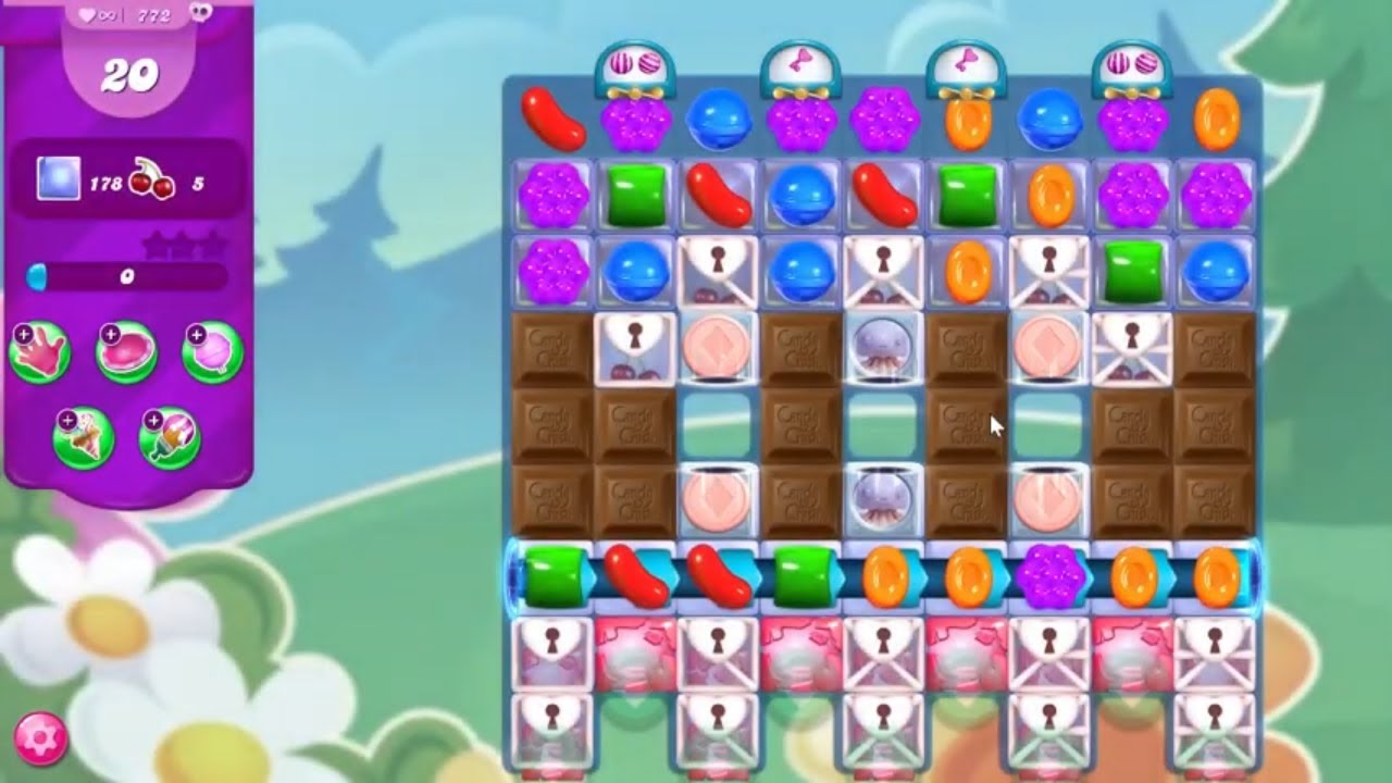 Candy Crush Saga LEVEL 772 NO BOOSTERS (new version)