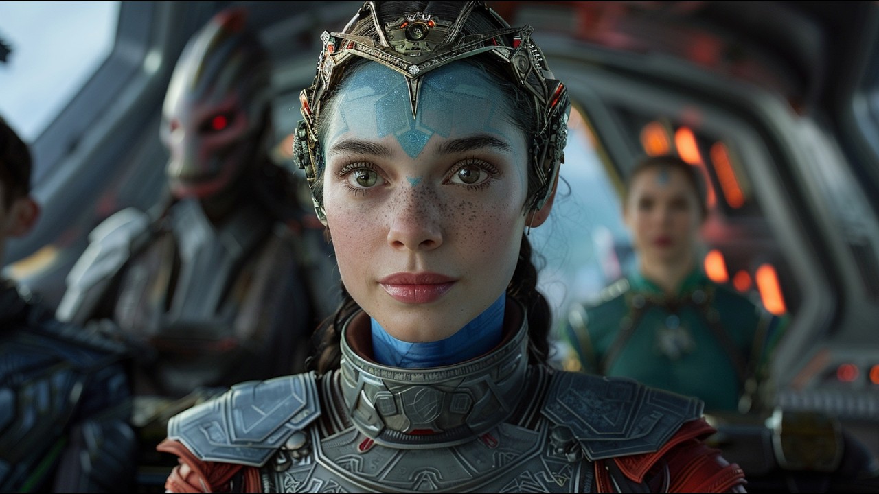 All Others Ignored Her Until the Alien Queen Saw a Human Engineer Sit Beside Her