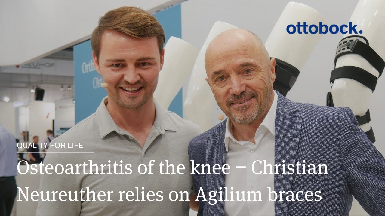 Gonarthrose - Christian Neureuther vertraut auf die Agilium Orthesen