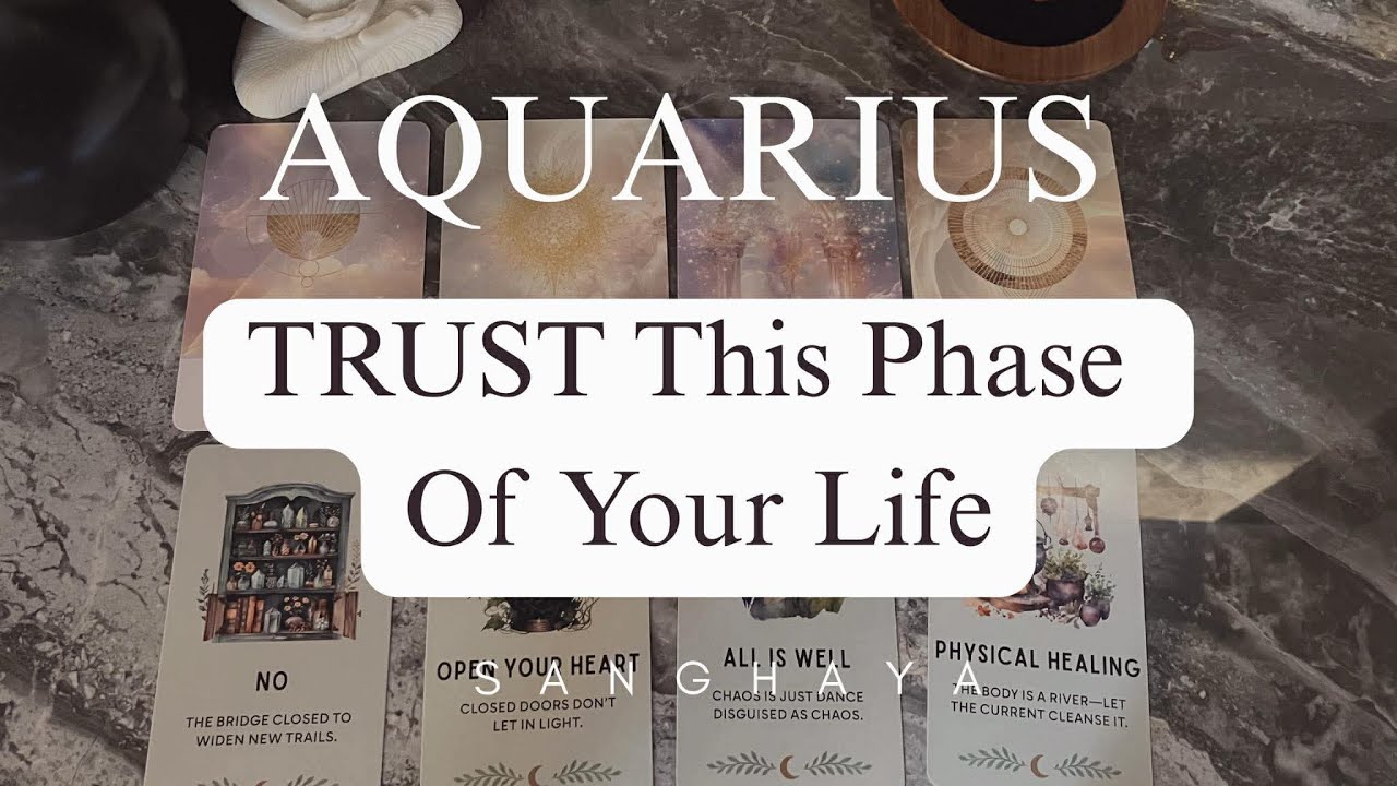 ♒️ AQUARIUS - TRUST This Phase Of Your Life