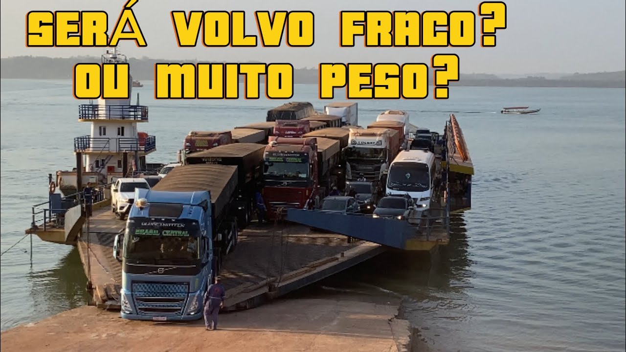 Volvo FH quase não sobe, nessa rampa tem que ser qualificado