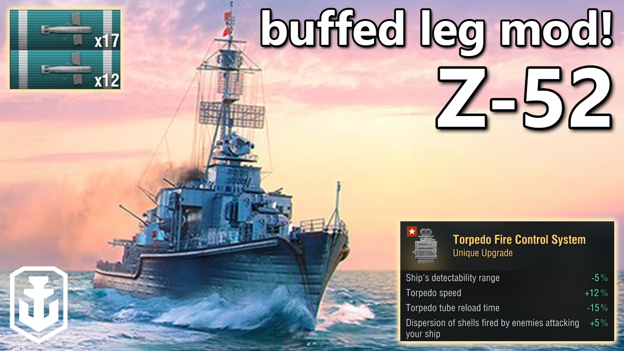 I Should Have Played This Years Ago! Z-52 Legendary Mod (World of Warships)