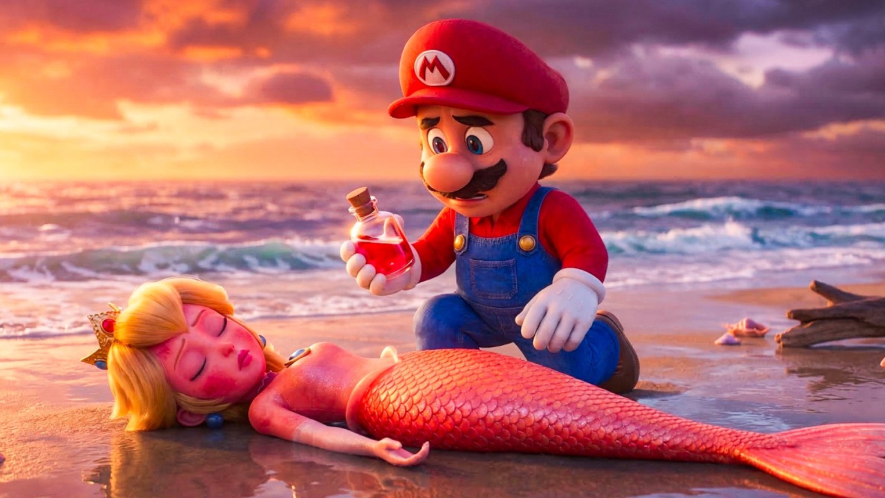 A Princesa se Torna uma Sereia… Mario Começa uma Jornada Perigosa em Busca da Cura 😱🧜‍♀️