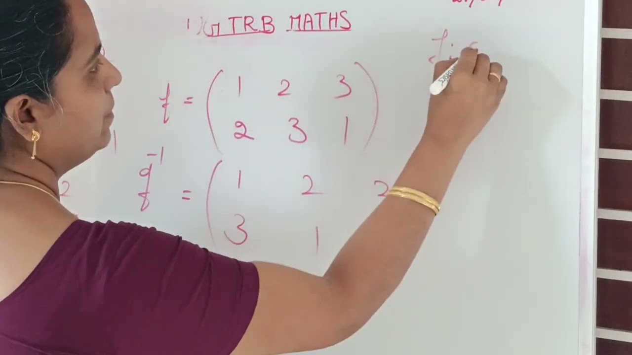 UG TRB MATHS 2026|unit 5-algebraic structures|permutations#ugtrbmaths #exam#ugtrb