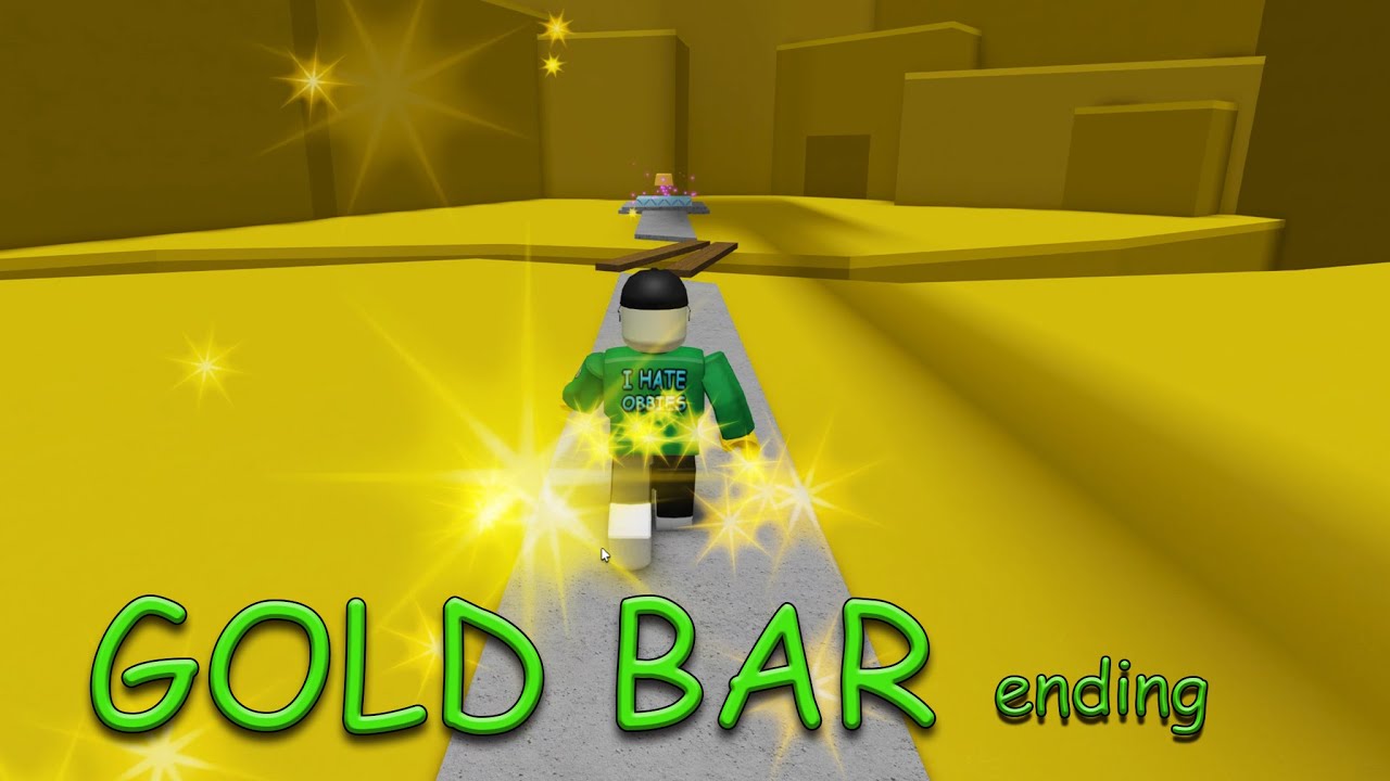 How To Get *Gold Bar* ending EASIEST GAME EVER Roblox