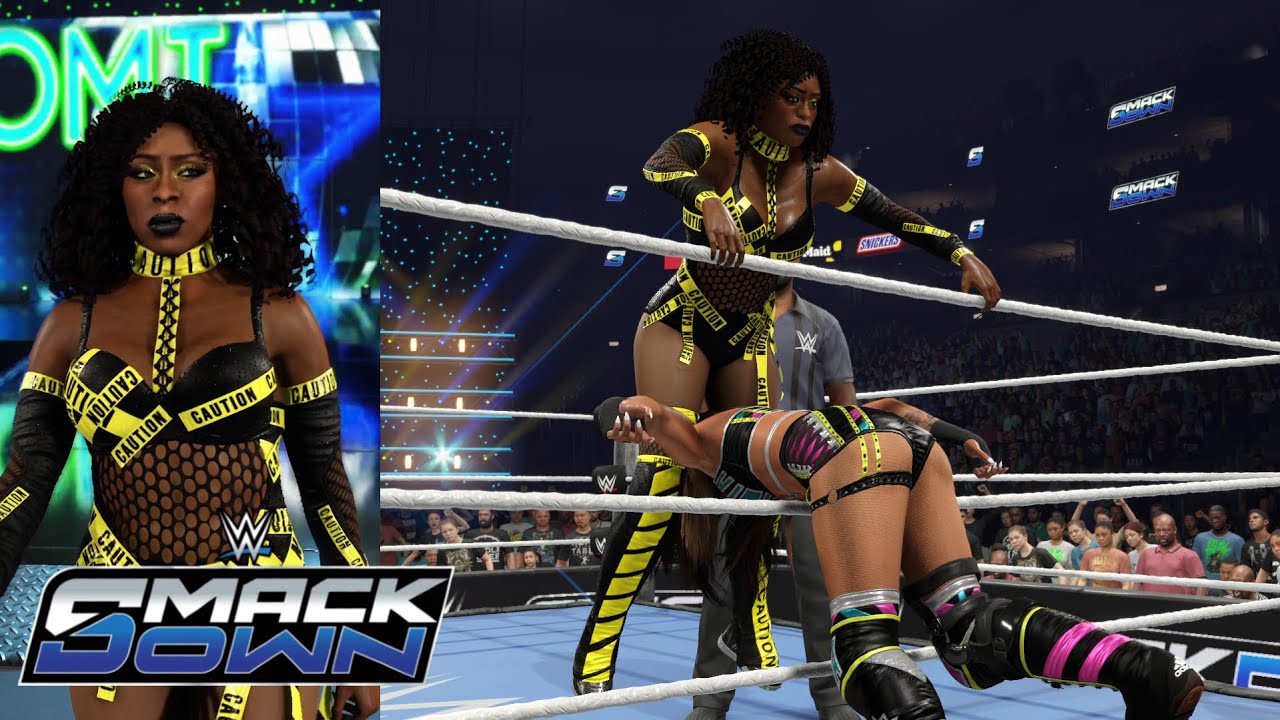 WWE 2K25 SMACKDOWN - NAOMI VS. DAKOTA KAI + WENDY CHOO ATTACKS NAOMI