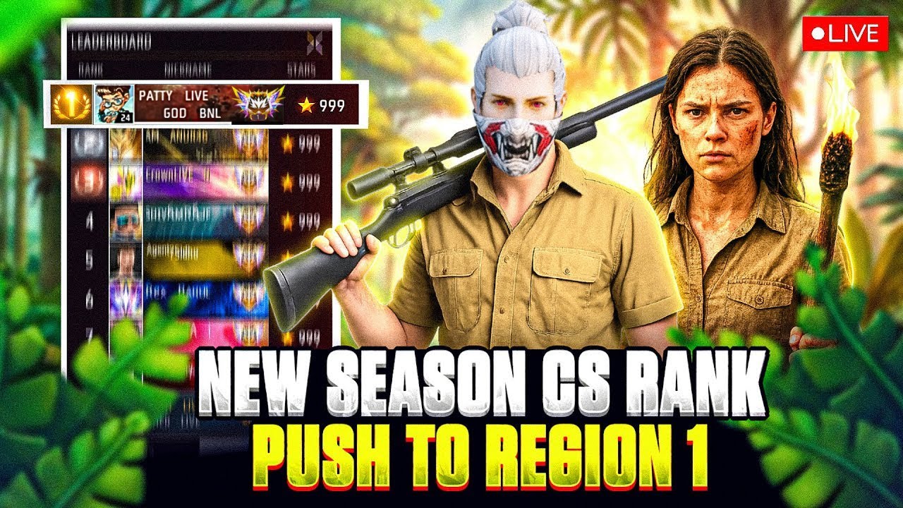 CSR PUSH TO REGION 999+⭐🚀GO FOR 1K 🔥😎🖥#classyff #nonstopgaming #freefirelive #rai #freefiremax