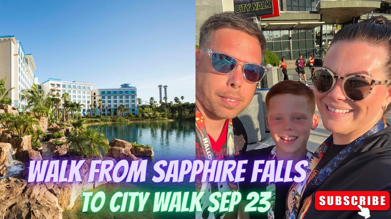 Walk With Us From Sapphire Falls To Universal Studios City Walk | 16/09/2023 🌎