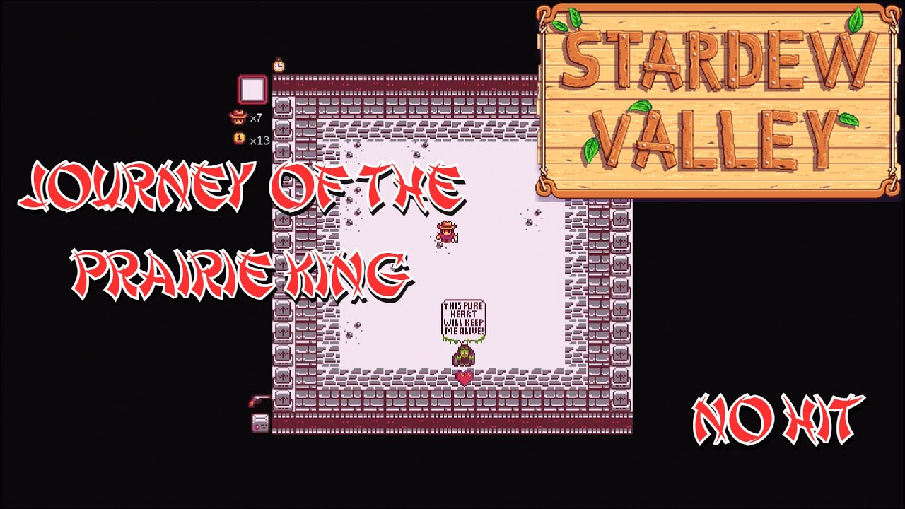 Journey of the Prairie King | No Hit | Easy/Cheese Strategy | Stardew Valley 👒