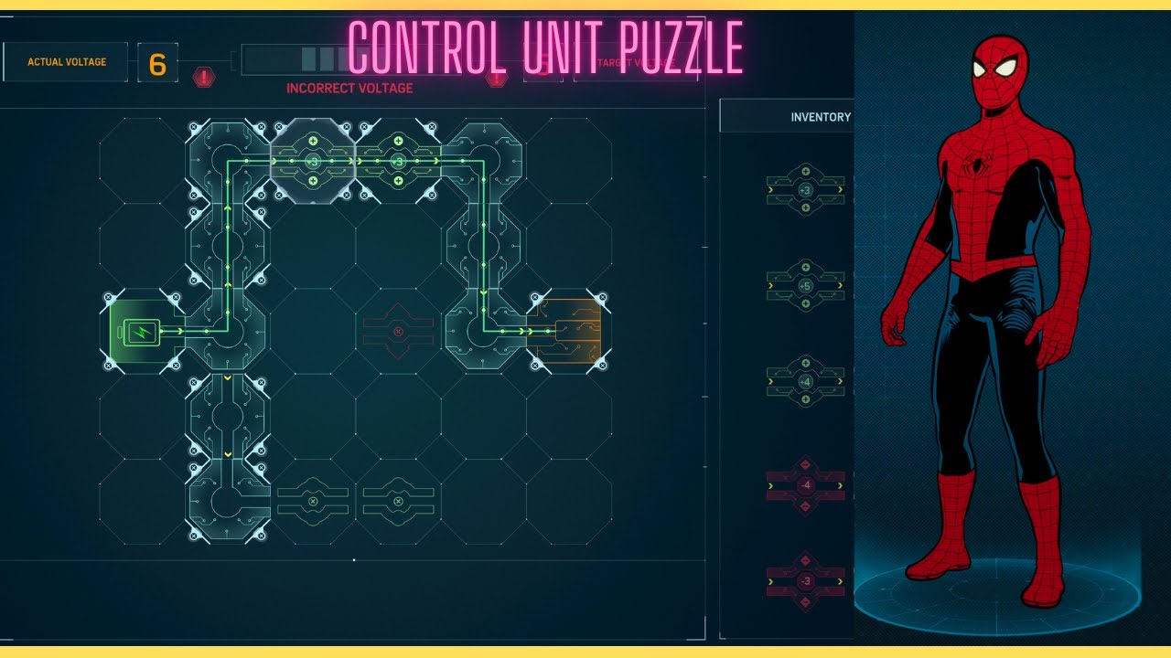Spider-Man Remastered: Control Unit Circuit Puzzle