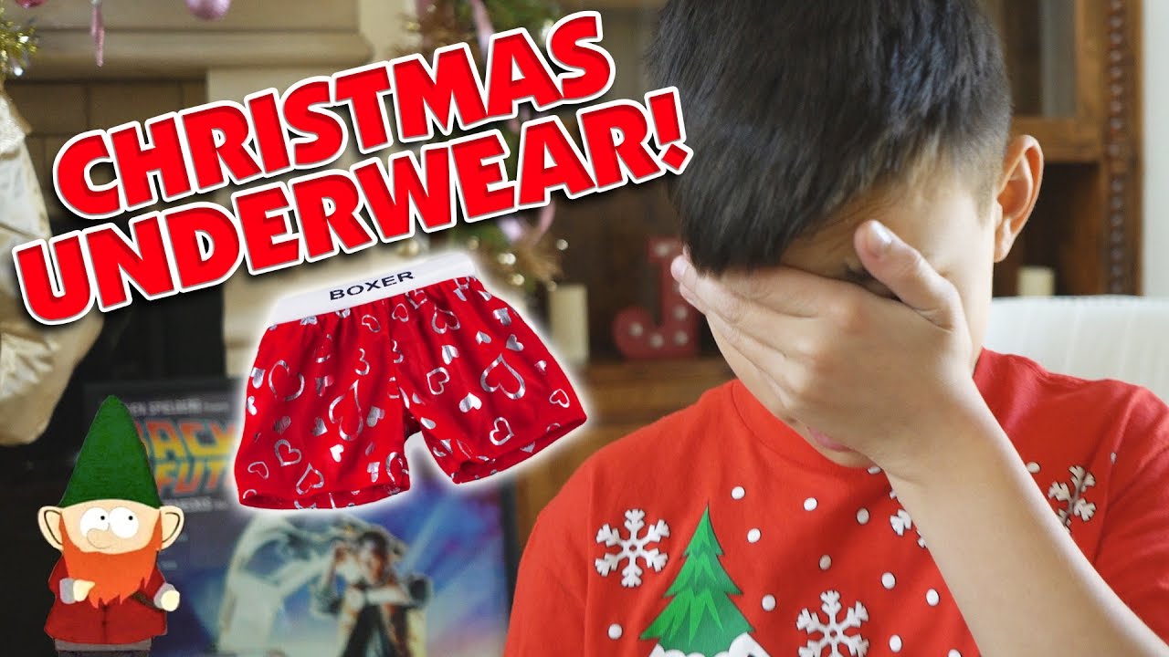 I GOT UNDERWEAR FOR CHRISTMAS!!!