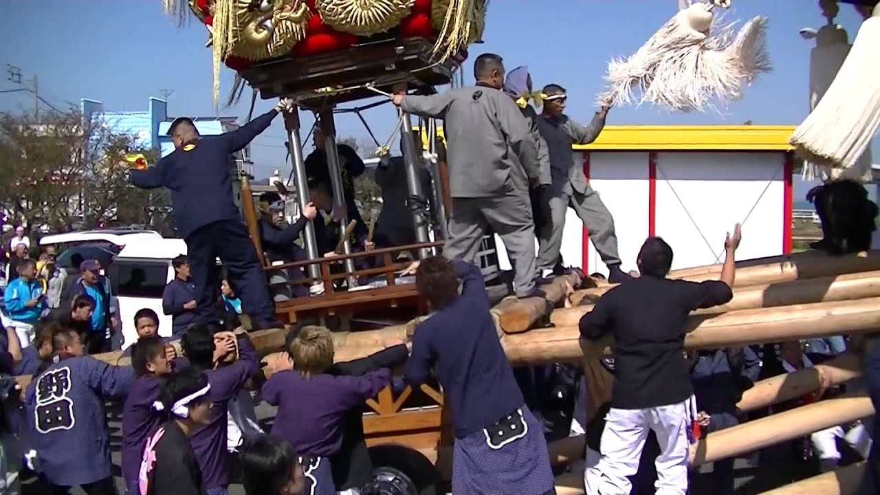 平成27年10月14日(水)土居太鼓祭り　野田太鼓台vs上組太鼓台