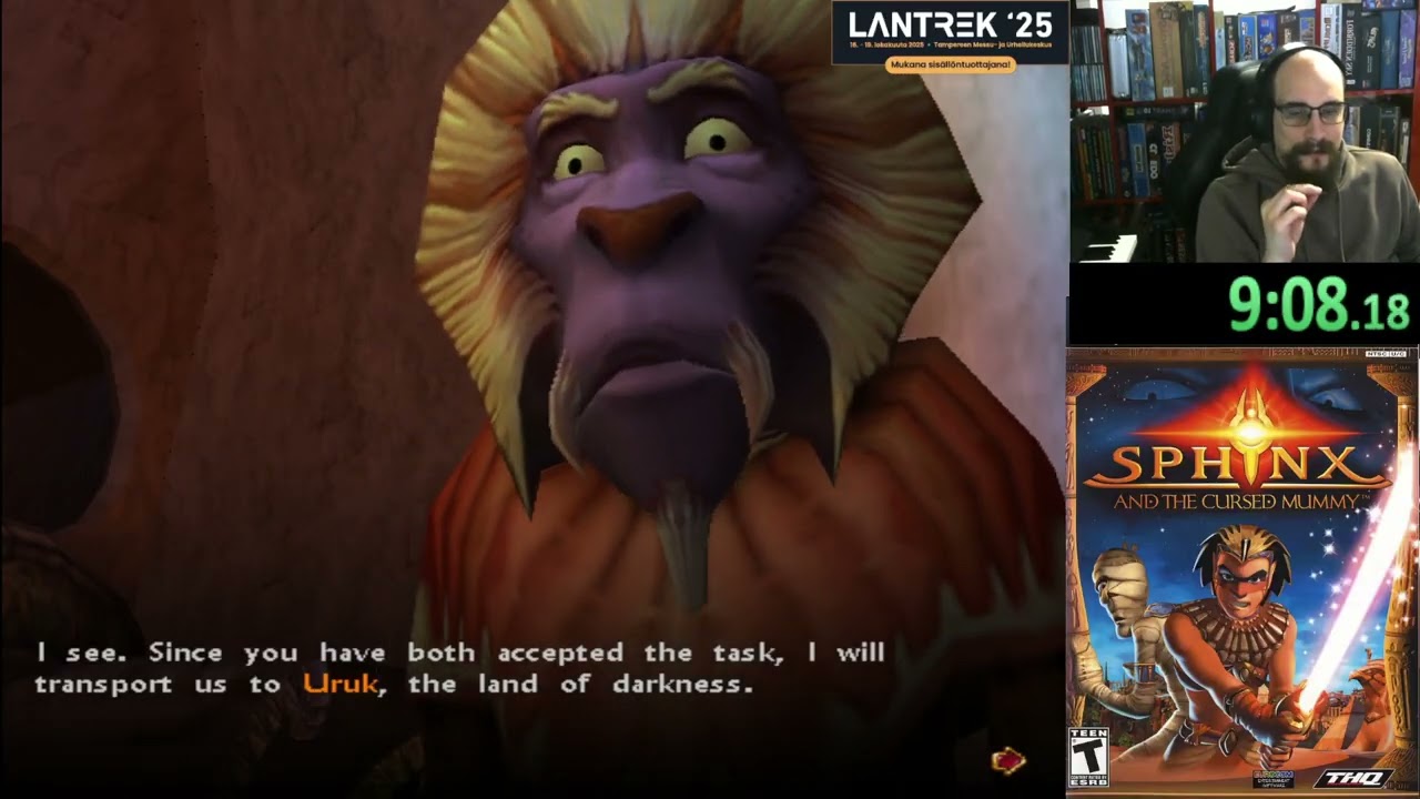 Ps2 projektin peli numero 28: Sphinx and the Cursed Mummy osa 1/2