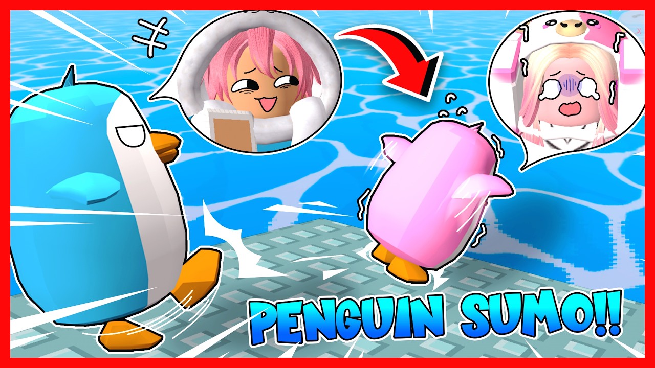 NGAKAK BANGET !! ATUN & MOMON BERUBAH MENJADI PENGUIN LUCU DAN SALING BERTARUNG !! Roblox