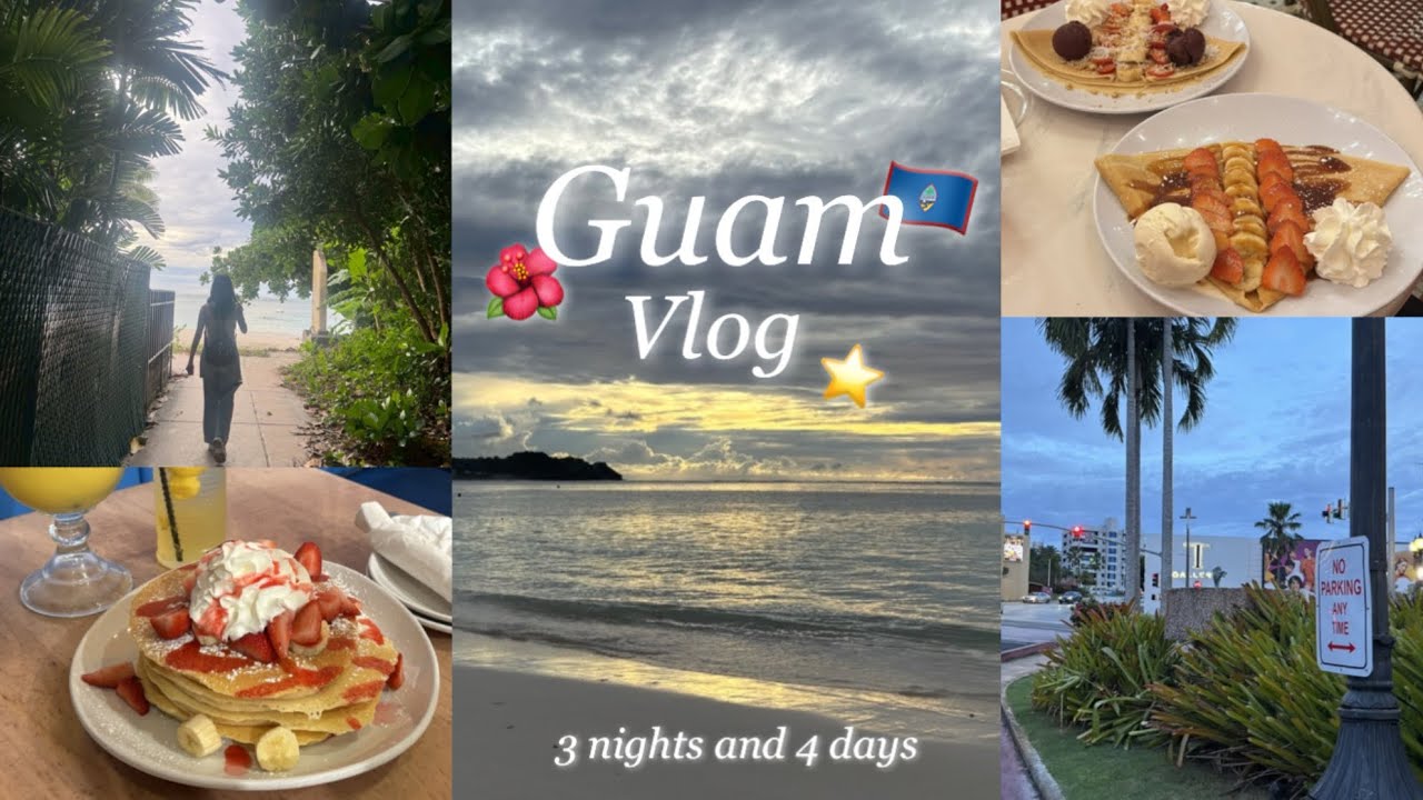 【グアム旅行Vlog】グアム3泊4日🇬🇺🌺 │定番コース巡りで大充実の初グアム