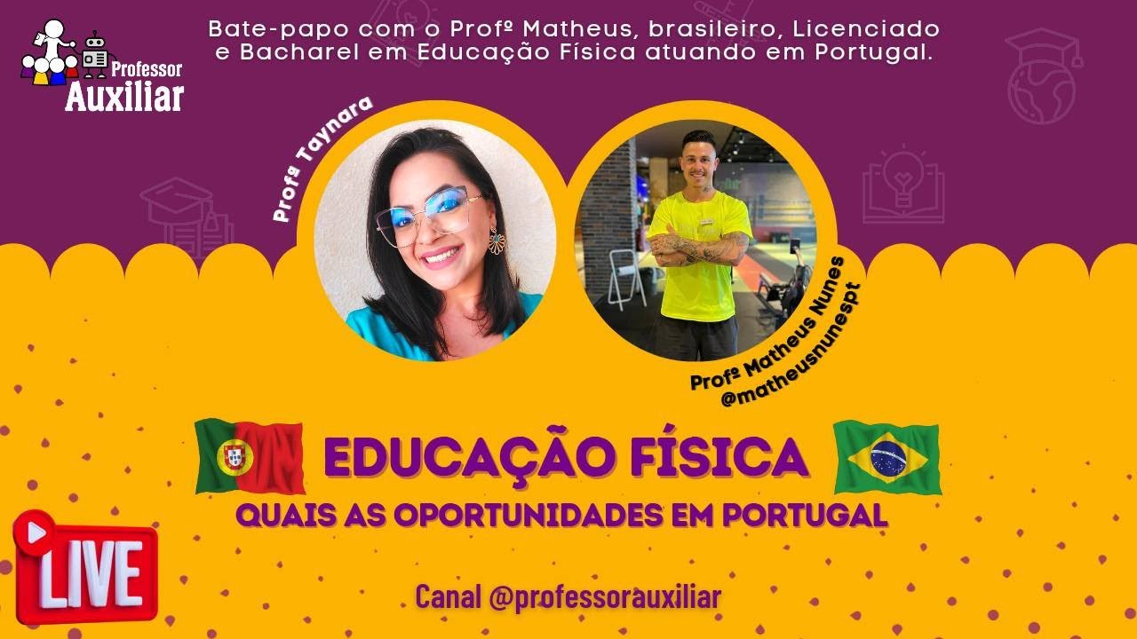 Educação Física - Professor brasileiro em Portugal