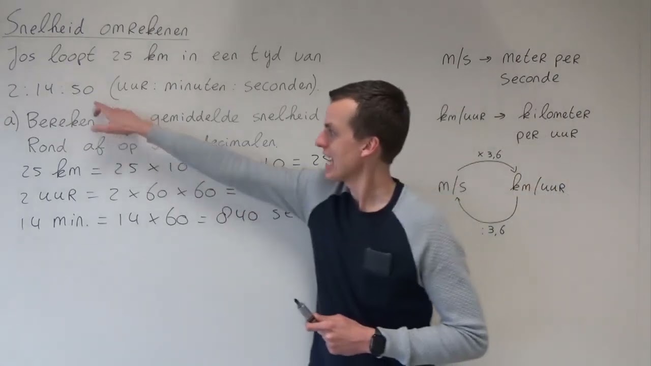 Snelheid omrekenen (3 VMBO-KGT & 4 VMBO-KGT)