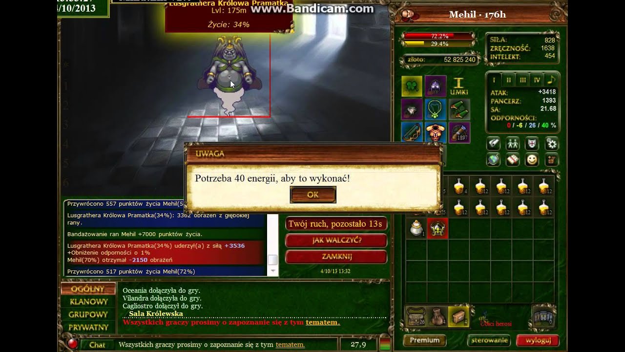 Margonem 176h vs Pramatka(175m)EII Katahha