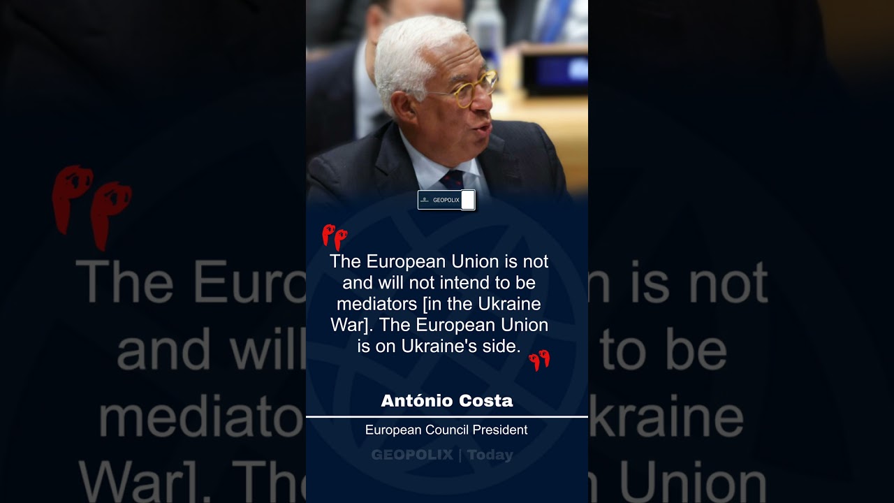 EU Explicitly Refuses to Act as Neutral Mediator in Any Future Ukraine-Russia Peace Talks