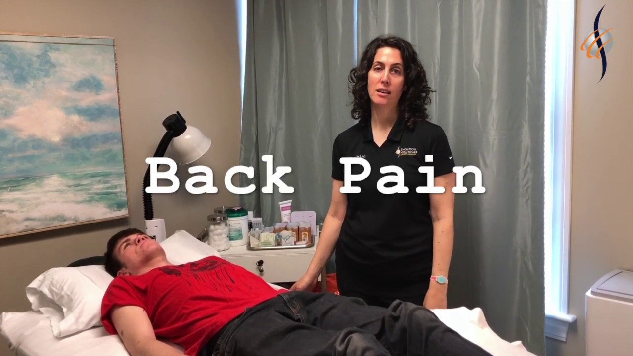 Acupuncture Treatment for Back Pain with Acupuncturist Dana