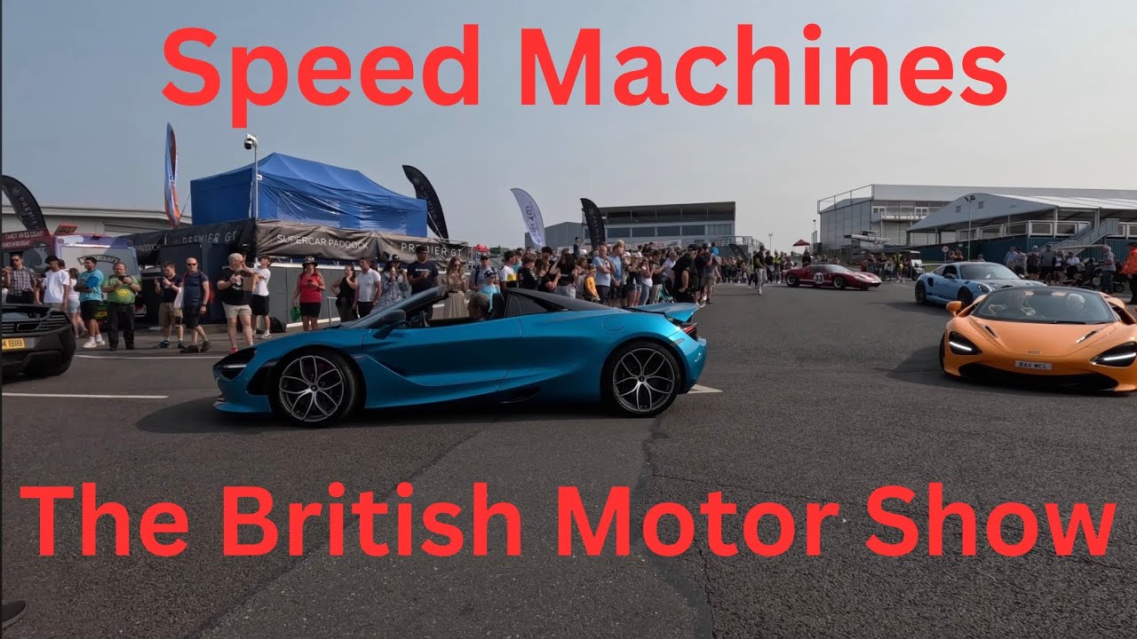 The Rich,Fast and Flamboyant Leaving the British Motor Show|Farnborough International|UK
