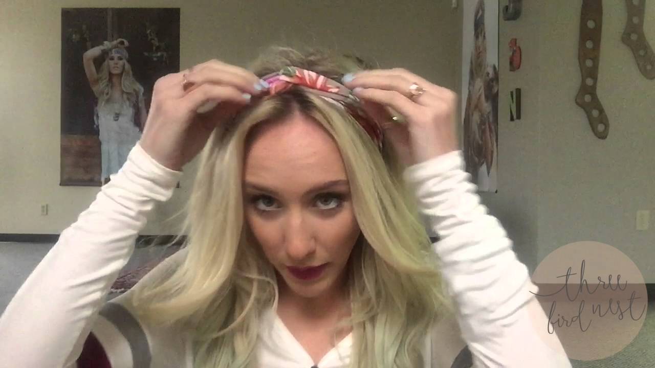 How To Wear A Turband Headband - 3 Ways to wear a twisted turban boho headband hairstyles